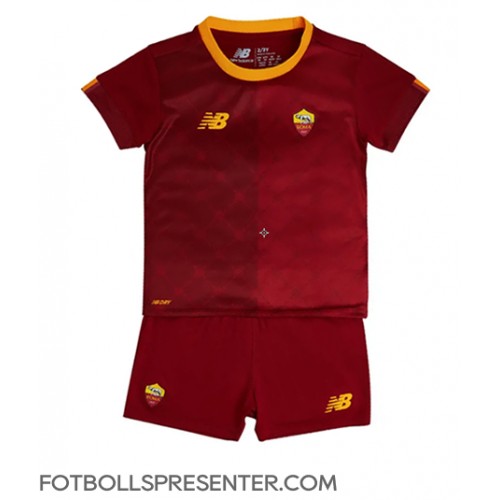 AS Roma Hemmatröja Barn 2022-23 Kortärmad (+ korta byxor)